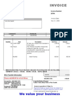 Invoice 22764