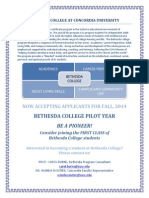 Bethesda College Flyer6.14