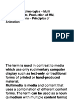 Multimedia Technologies