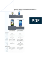 Samsung Galaxy S4 Vs S4