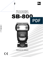 93037419 Manual de Utilizare Nikon SB 800