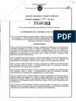 Decreto 1070 Del 28 de Mayo de 2013