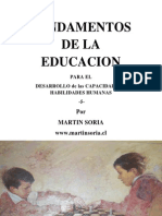 FUNDAMENTOS DE LA EDUCACIÓN para El Desarrollo de Las Capacidades y Habilidades Humanas 5