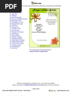 Download Microsoft Publisher 2007 Tutorials Florist Flyer by Renee Liverpool SN23071785 doc pdf