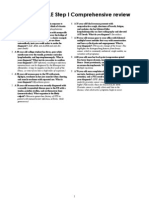 USMLE Step 1 Comprehensive Review