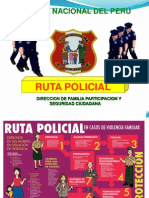RUTA POLICIAL para Exposicion