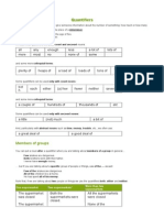 Quantifiers: Members of Groups