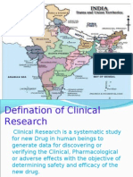 Clinical Research in India