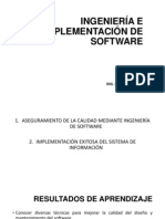 Aseguramiento de La Calidad Mediante Ingeniería de Software