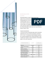 Borosilicate Glass: Value Unit Parameter