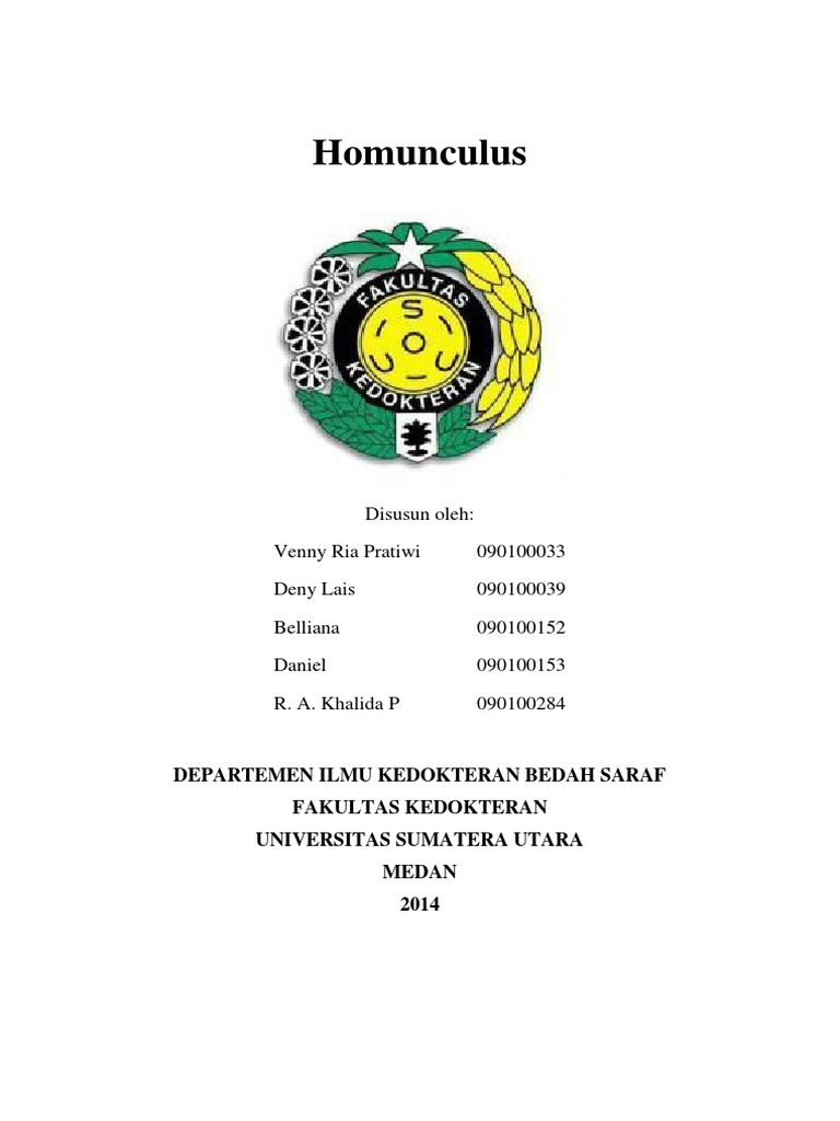 Peta Homunculus dalam Neurologi | PDF