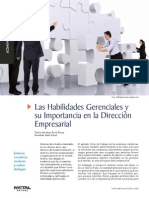 Habilidades Gerenciales y Su Importancia en La Direccion Empresarial