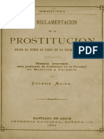 Maira. Reglamentacion de La Prostitucion, 1887