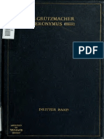 Grützmacher. Hieronymus : eine biographische Studie zur alten Kirchengeschichte. 1901. Volume 3.