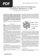 Understanding Static Inter-Cell Interference Coordination Mechanisms in LTE