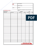 Cargo Manifest Trade Goods List