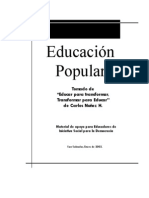 Educa c i on Popular