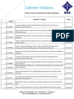 2014-15 Ieee Projects List For Dip, Ieee Projects For Dip, Ieee Projects in Dip