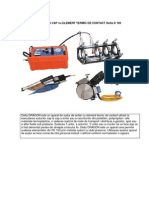 Aparat Sudura Cap La Cap Cu Element Termic de Contact Delta d 160