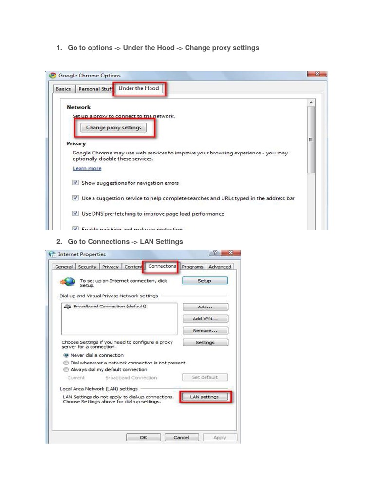 IIM Ahmedabad Proxy Setup Guide | PDF