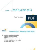 Pelatihan PPDB Online 2014 Kab Malang