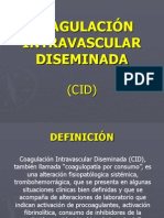 CID (Coagulacion Intravascular Diseminada)