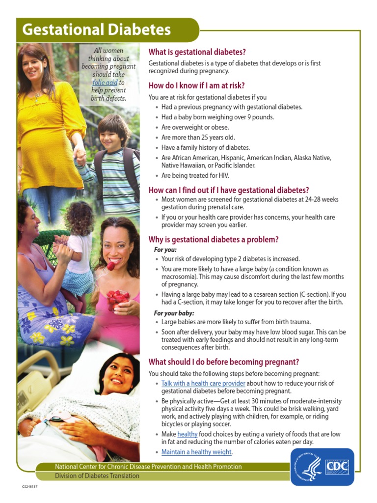 Gestational Diabetes | PDF | Gestational Diabetes | Pregnancy