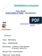 Repair and Rehabilitation of Structures: (Case Study) State Bank of India (Gandhidham)