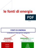 Le Fonti Di Energia