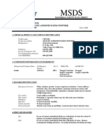 Material Safety Data Sheet: (Particulates Not Otherwise Regulated)