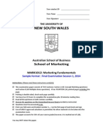 New South Wales: School of Marketing