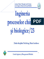 Ingineria Proceselor Chimice Şi Biologice/23: Titular Disciplină