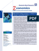 E-Conomics: Alternative Trading Systems: A Catalyst of Change in Securities Trading