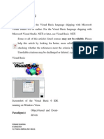 Visual Basic article overview