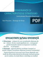 Dan Pascariu - Determinantii Si Caracteristicile Strategiei - Martie 2014