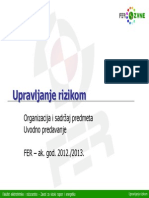 UR12 Tjedan 01 (Organizacija I Uvodno) F