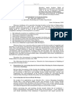 Directive of Maharashtra Co-Operative Housing Society (Notification) Dt. 3.1.09