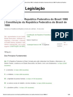 Constituição Da Republica Federativa Do Brasil 1988 - Constituição Da República Federativa Do Brasil de 1988, Presidência Da Republica