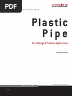 Plastic Pipe: For Drainage & Pressure Applications