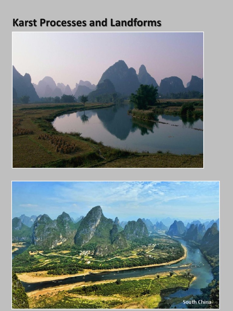 Karst Processes and Landforms | PDF | Sinkhole | Cave