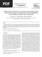 Ethics and Confucianism