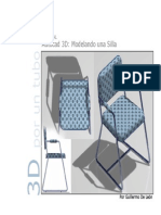 Autocad 3d Silla.