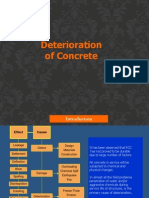 deterioration of concrete
