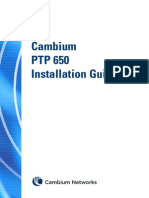 Cambium PTP 650 Series 01-11 Installation Guide