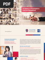 PG Diploma in Procurement & Contracts Management Brochure