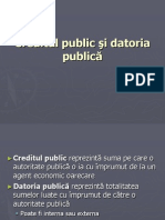 Creditul Public Datoria