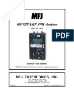 Mfj-269c User Manual