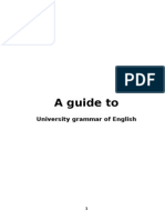 A Guide To English Grammar