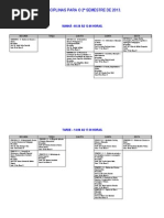 Disciplinas 2013 2o Sem USP