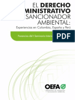 Derecho Administrativo Sancionador Ambiental